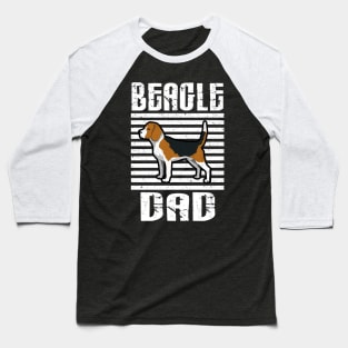 Beagle Dad Proud Dogs Baseball T-Shirt